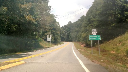 Highway 110 near Shirley, Arkansas