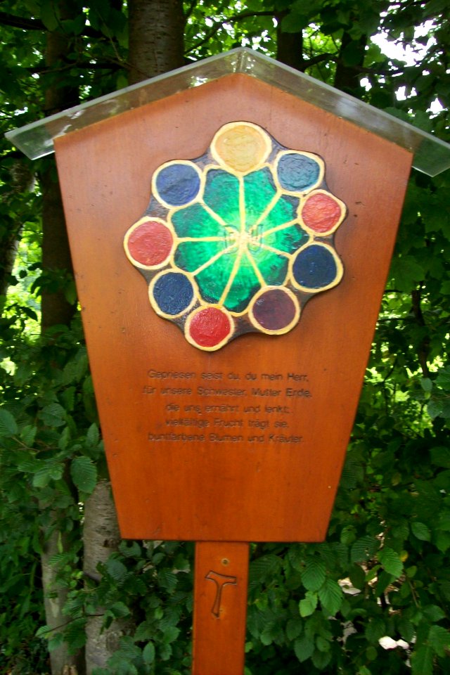 Hinweistafel am Kirchberg