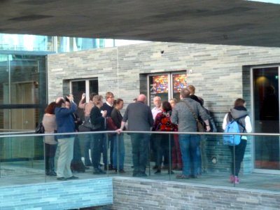 Hilversum-Nieuwjaarsborrel WMNL 2015 bij Beeld en Geluid (11)