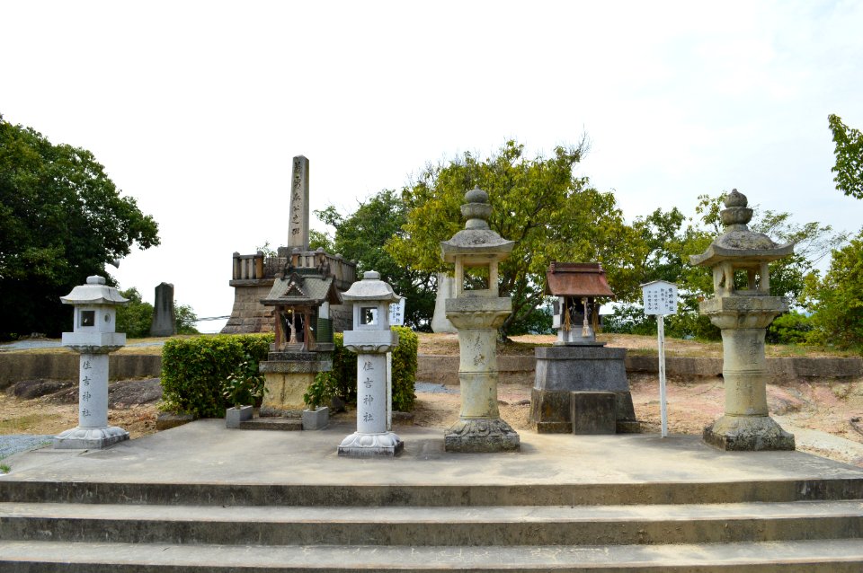Hioka-jinja Kumano-jinja and Sumiyoshi-jinja