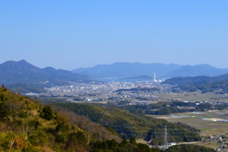 Hirao Town viewed from Mt Iwaki