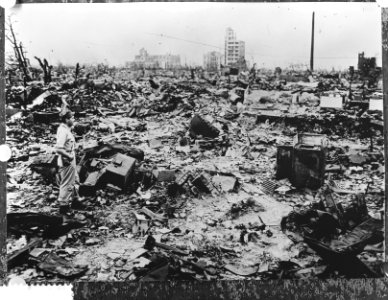 Hirosjima 15 jaar geleden na het atoombombombardement, Bestanddeelnr 911-4721