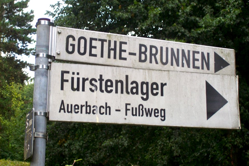 Hinweistafel Goethebrunnen 01