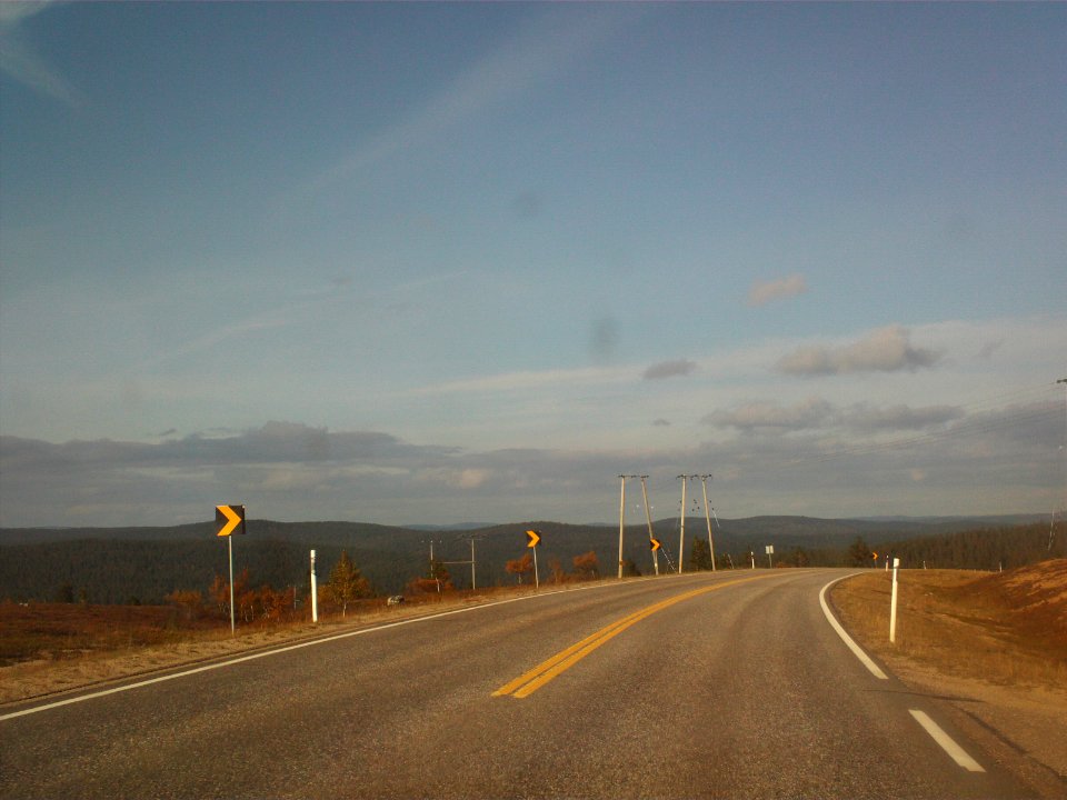 Highway 4 near Saariselkä 1