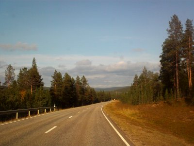 Highway 4 near Saariselkä 2