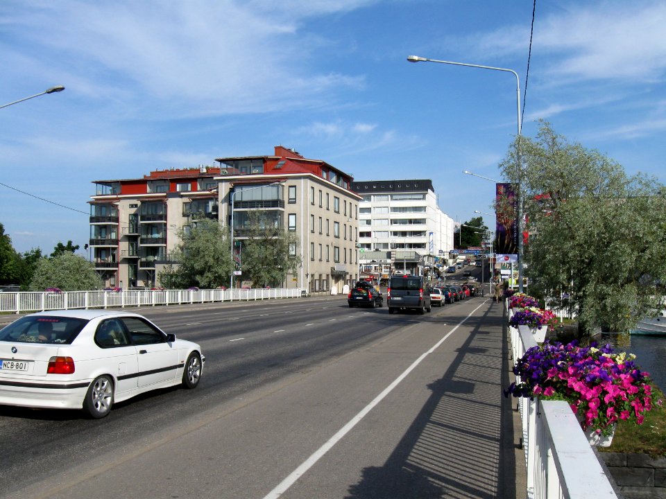 Highway 14 at Savonlinna