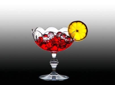 Aperitif glass drink