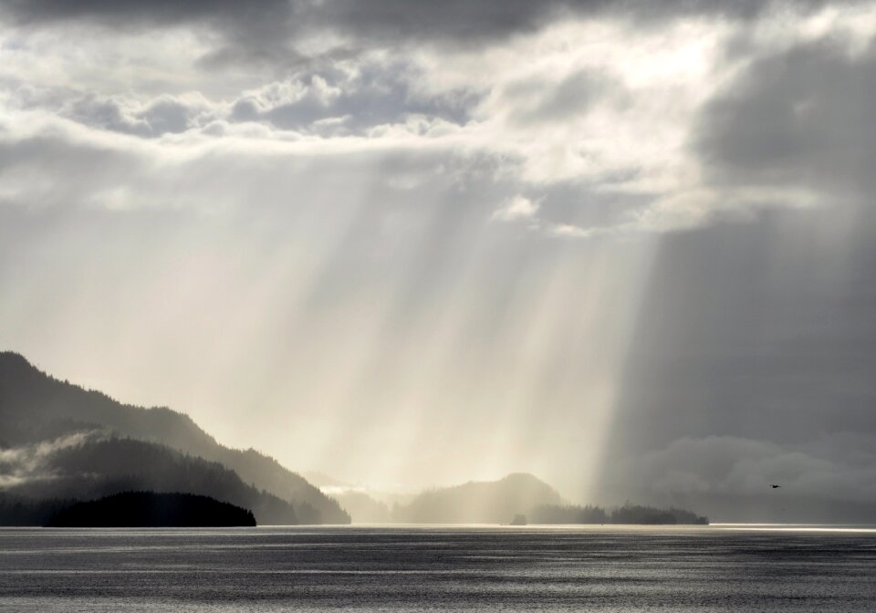 Landscape mountain light photo