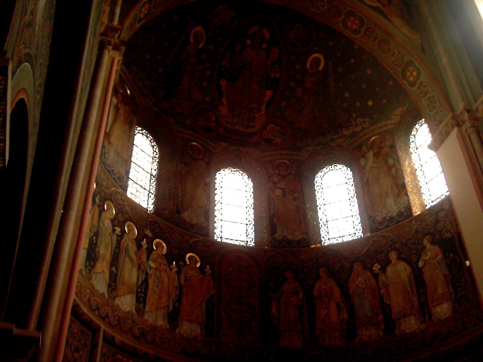 Hildesheim Basilika St. Godehard Innen Apsis