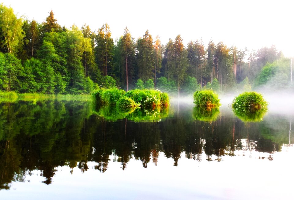 Lake peace of mind the silence