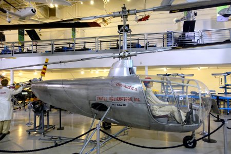 Hiller UH-4 Commuter helicopter, United Helicopters (Hiller Aircraft), 1946 - Hiller Aviation Museum - San Carlos, California - DSC03142