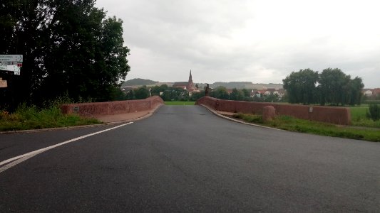 Hist. Brücke zwischen Werbach und Hochhausen