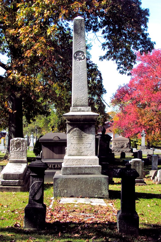 Hill Plot, Lebanon Church Cemetery, 2015-10-23, 02