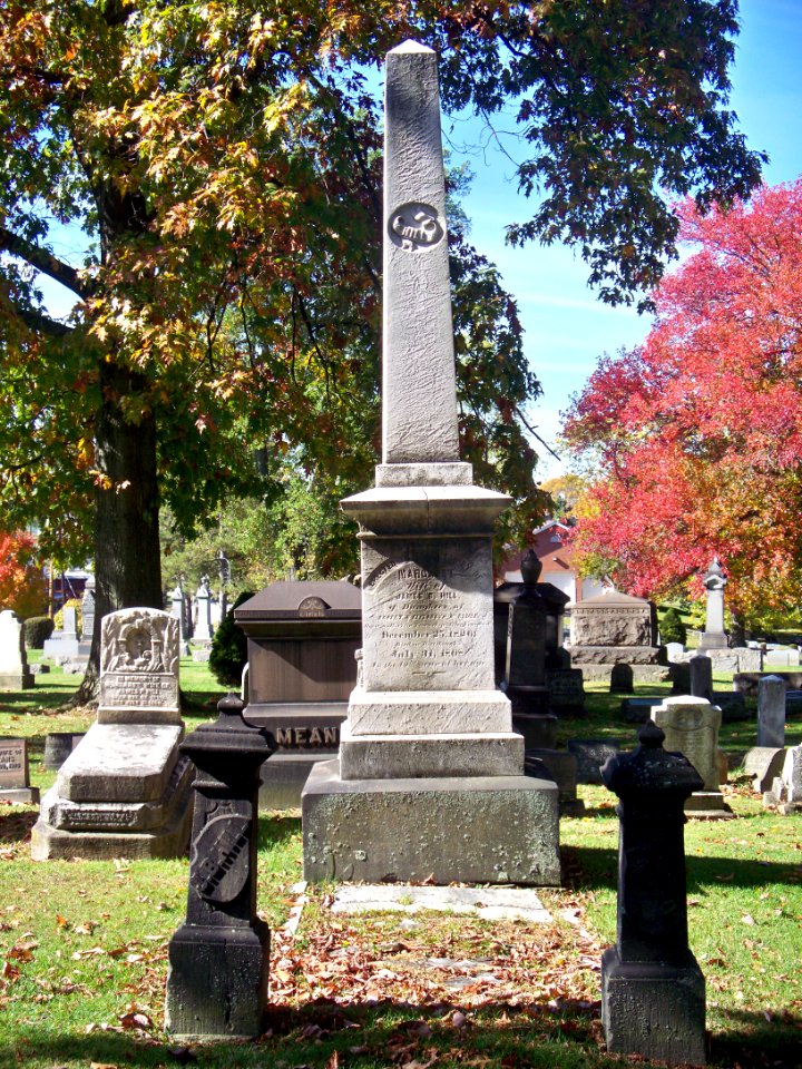 Hill Plot, Lebanon Church Cemetery, 2015-10-23, 01