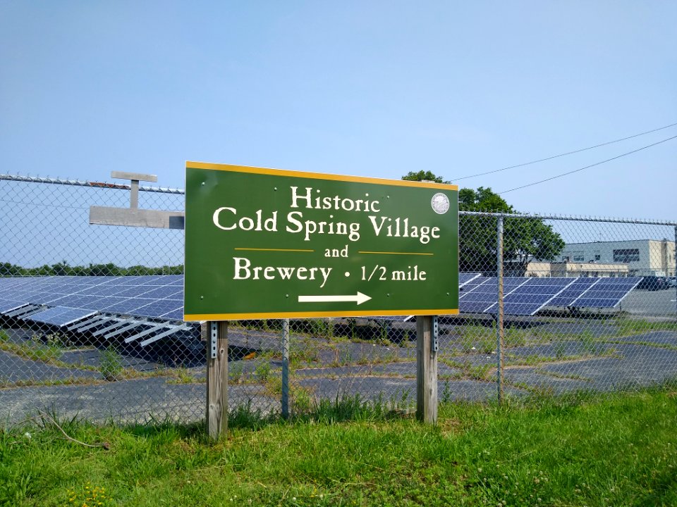 Historic Cold Spring Village Sign