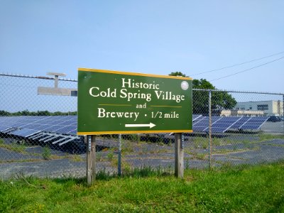 Historic Cold Spring Village Sign