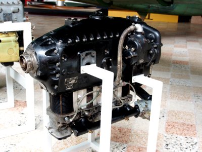 Hirth HM 504 Aircraft engine at Flugausstellung Hermeskeil, pic1
