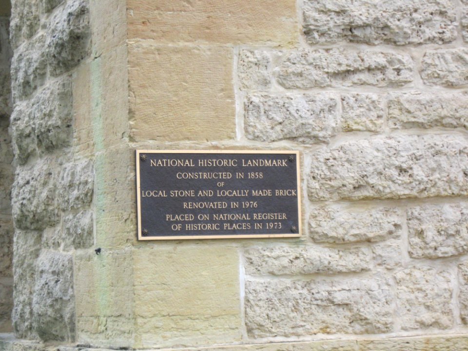 Historic plaque, Carroll County Courthouse, IL