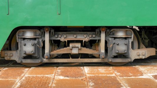 Hitachi KBD-12B bogie truck for NET type 300 tramcar
