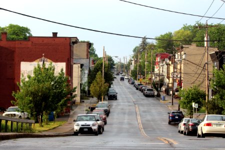 Historic Broadway in Rensselaer, New York