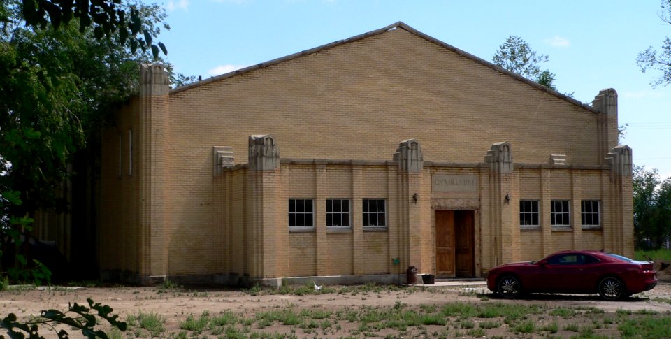 Hinckley, Utah HS gym from NW 2