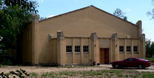 Hinckley, Utah HS gym from NW 2
