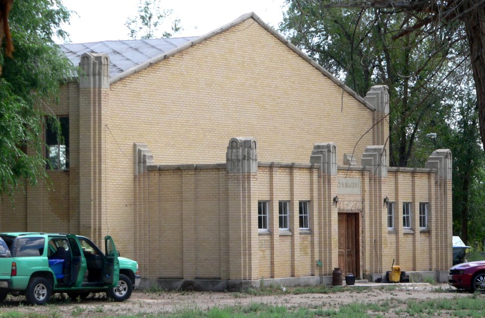 Hinckley, Utah HS gym from NW 1