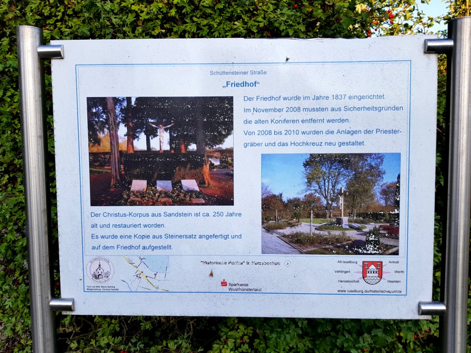 Historische Punkte in Herzebocholt - 3 - Friedhof
