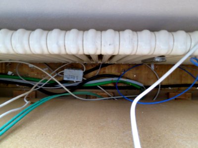 Hinter der Verkleidung