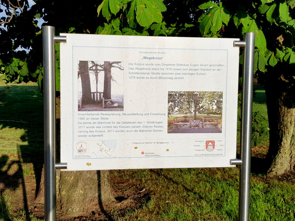 Historische Punkte in Herzebocholt - 4 - Wegekreuz