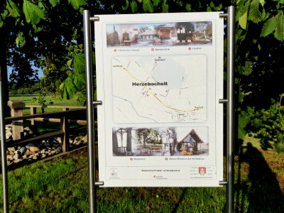 Historische Punkte in Herzebocholt - Karte