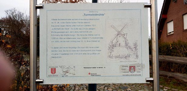 Historische Punkte in Anholt - 44 - Turmwindmühle