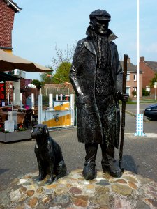 Hingen (Echt-Susteren) beeld sjaopsherder, artist Lei van Maan Wolfs