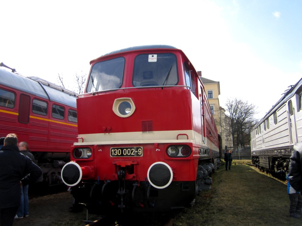 Historische Diesellok 130 002-9 Dampfloktreffen