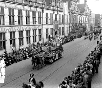 Historische optocht Leidens Ontzet , 6 platen, Bestanddeelnr 906-7588