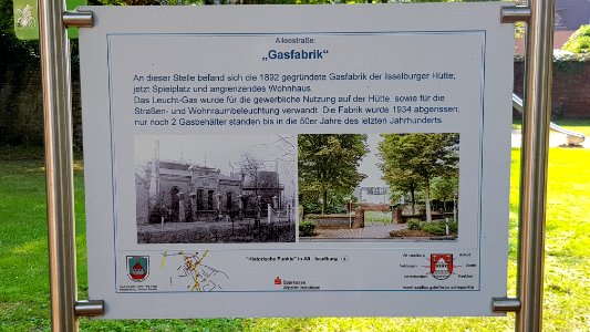 Historische Punkte in Alt Isselburg - 8 - Gasfabrik