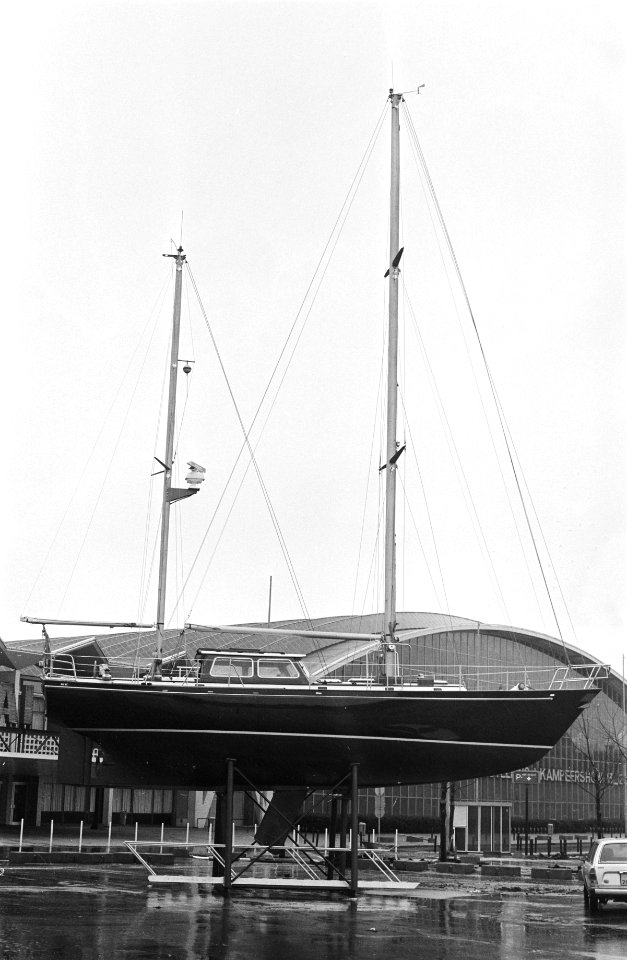 Hiswa in RAI van 13-03 tot en met 22-03, een boot tentoongesteld voor de RAI, Bestanddeelnr 931-3640