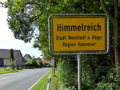 Himmelreich Schild