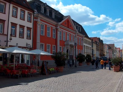 Historisches Gebaeude Fußgaengerzone Speyer 08 04 2012 photo