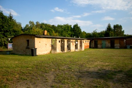 Hinterhof Waldstraße, Sibirien (Welzow)