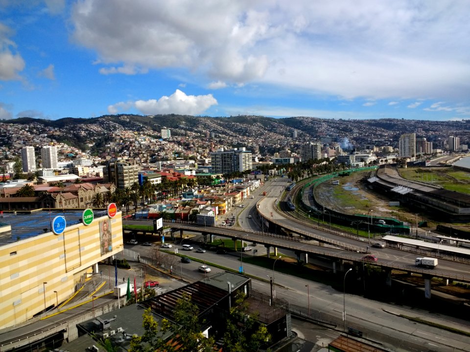 Hillside houses in Valparaíso