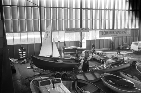 Hiswa wordt gereedgemaakt in RAI, Amsterdam, Bestanddeelnr 924-3238