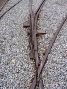 History Park streetcar switch 3449 03