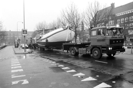 Hiswa 80 in RAI Amsterdam voor de RAI de Lemmeraak (aankomst op vrachtauto), Bestanddeelnr 930-7180