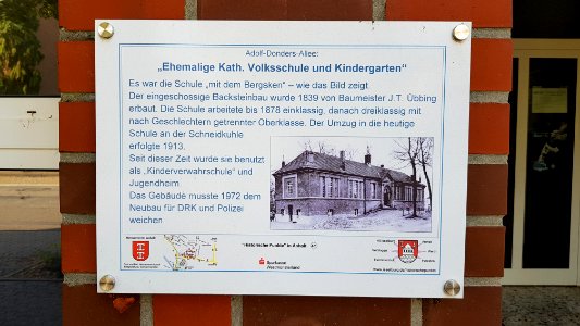 Historische Punkte in Anholt - 41 - ehem. kath. Volksschule