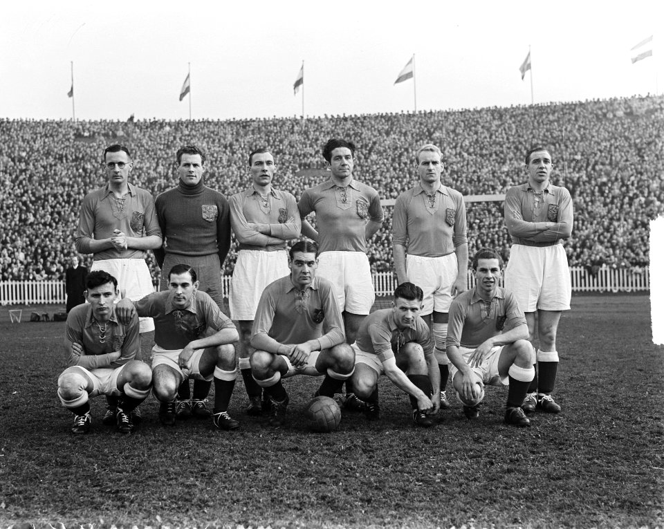 Het Nederlands elftal. Belgie tegen Nederland 1-1, Bestanddeelnr 903-1060