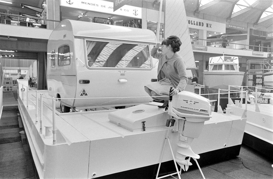 HISWA-nieuwtje, caravanponton, Bestanddeelnr 918-9321