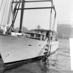 Hiswacaravelle 1964 jacht van f. 600.000,-- een reportage van het transport van, Bestanddeelnr 916-1607