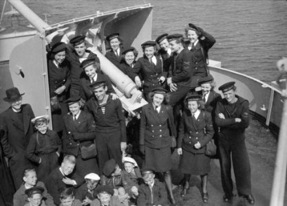 Het Nederlandse fregat Hr. Ms. 'Johan Maurits van Nassau' van Amsterdam naar Den, Bestanddeelnr 902-2201