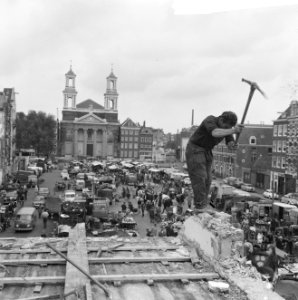 Het Waterlooplein onder slopershanden, Bestanddeelnr 917-9364